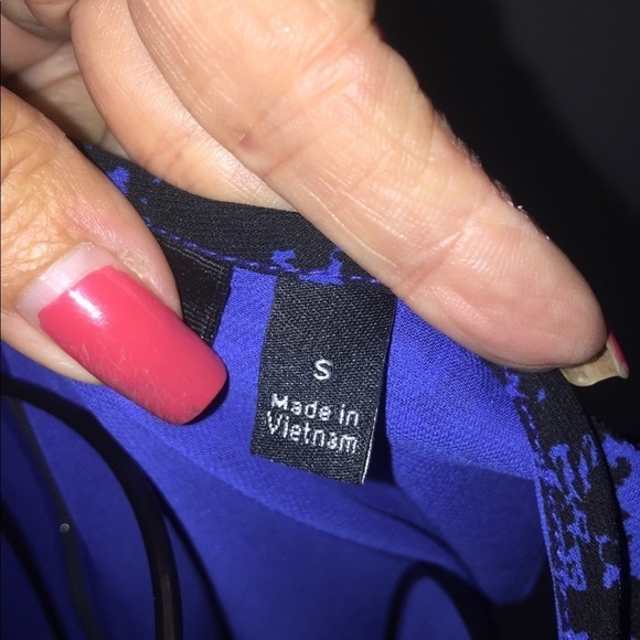 APT9 size small black purple blue sleeveless exposed zipper summer dressy‎ - Picture 4 of 7